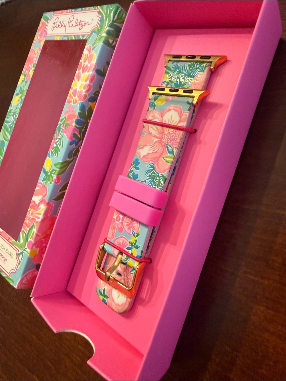 🌸 Lily Pulitzer Apple silicone watch strap/band - Picture 9 of 14